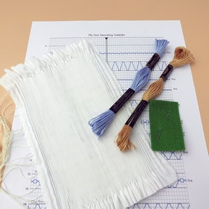 My First Smocking Sampler | Pre-pleated Smocking Sampler | Smocking Kit | How to Smock