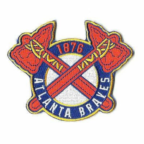 Atlanta Braves * 3.5" inch Embroidered * Iron or Sew on Patch / Applique * Free Shipping *