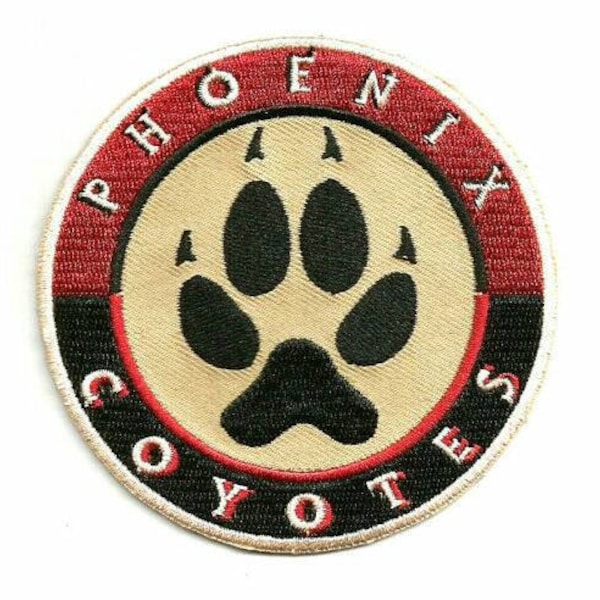Phoenix Arizona Coyotes * 3.5" inch Embroidered * Iron or Sew on Patch / Applique * Free Shipping *