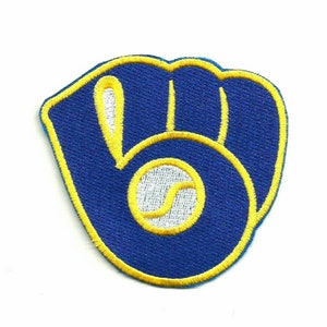MILWAUKEE BREWERS BASEBALL VINTAGE Embroidered Iron On Patch  3" X 3" 