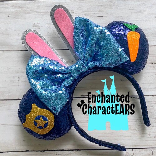 Judy Hopps Ears Zootopia Ears Custom Minnie Ears Mouse Ears - Etsy