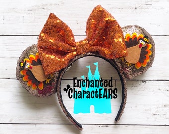 Thanksgiving Ears Custom Minnie Mouse Ears Mouse Ears