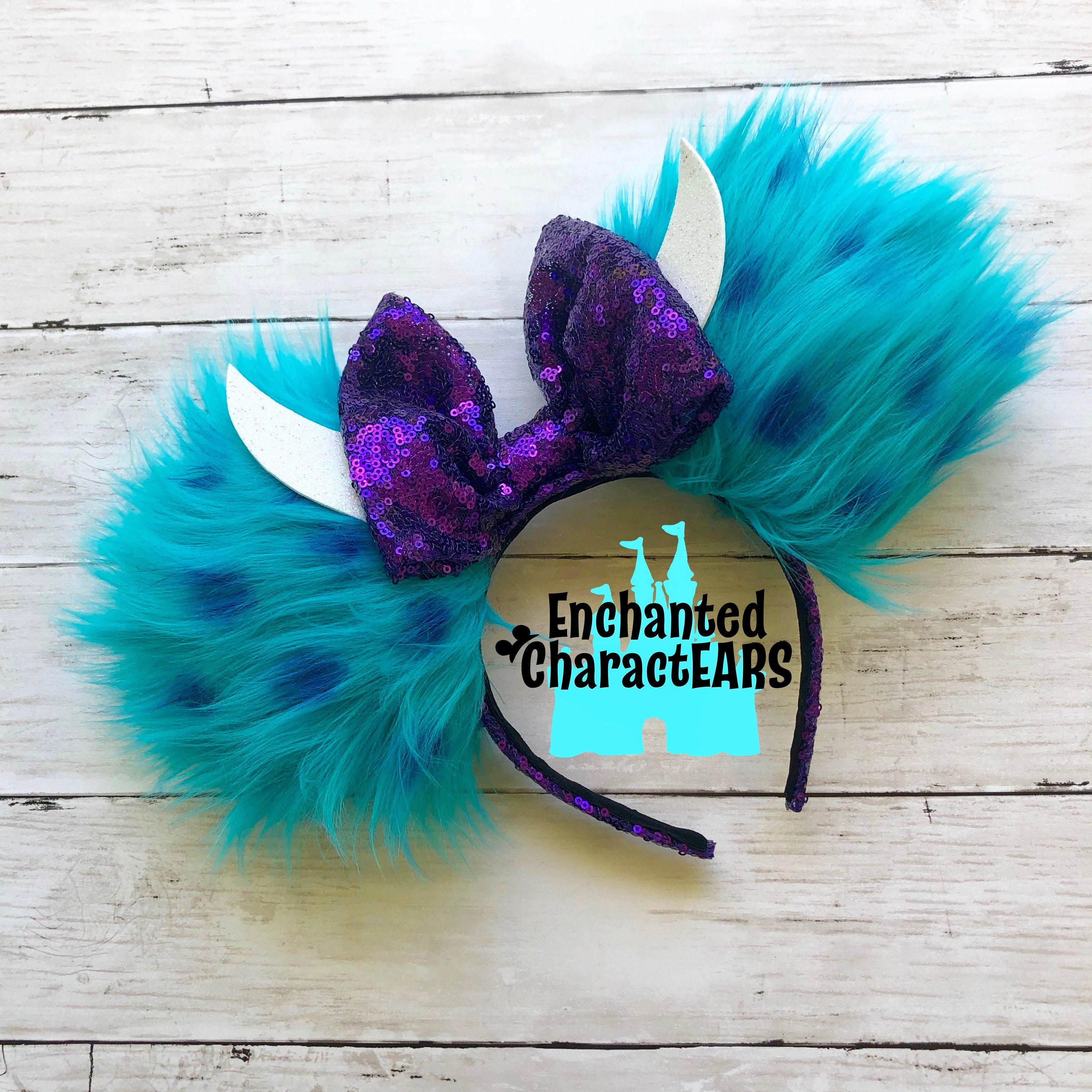 Sully Ears Monsters Inc Ears Custom Mouse Ears Disney Ears Etsy