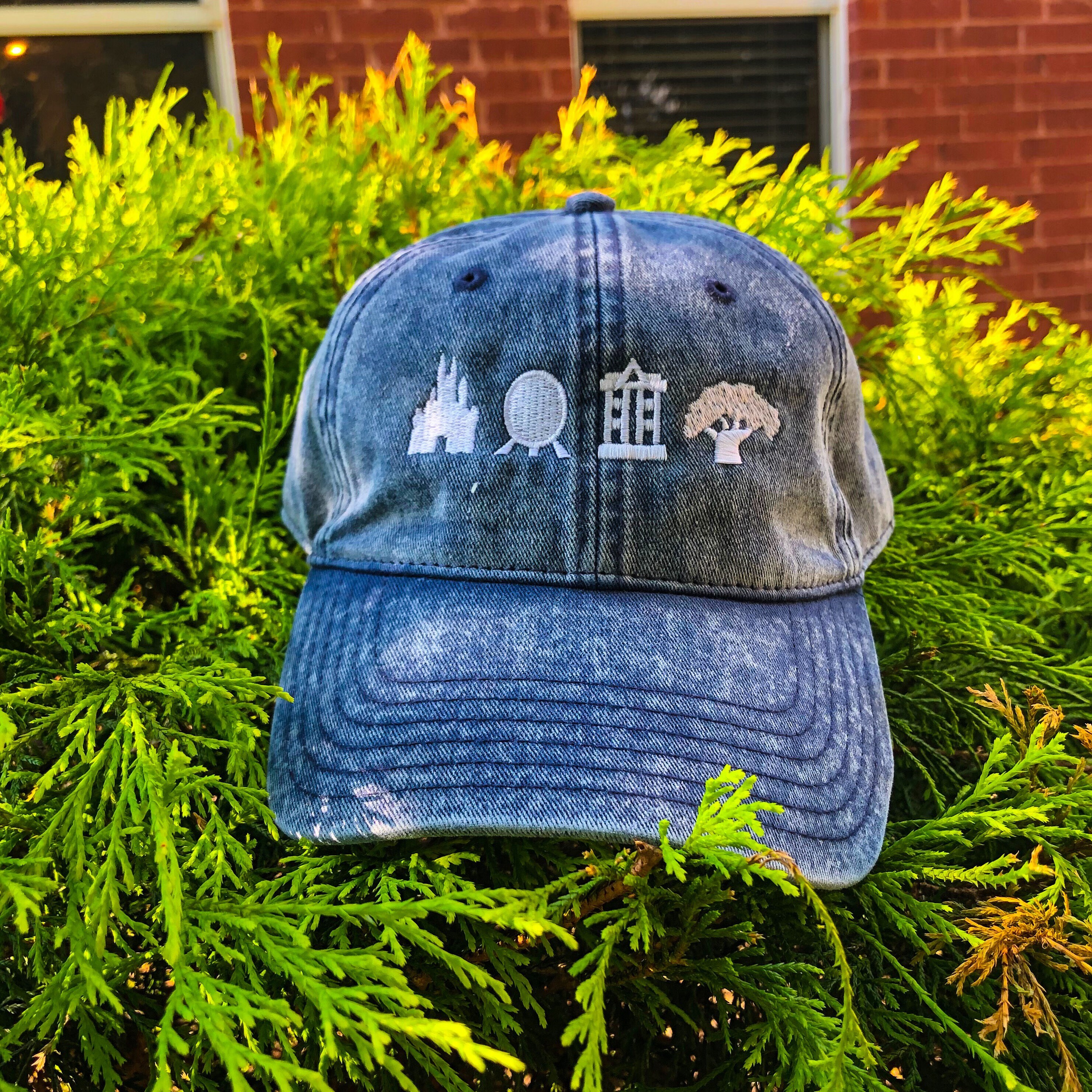Park Icons Hat 4 Parks 1 Day Hat Disney Hat Vintage Cotton Etsy 日本