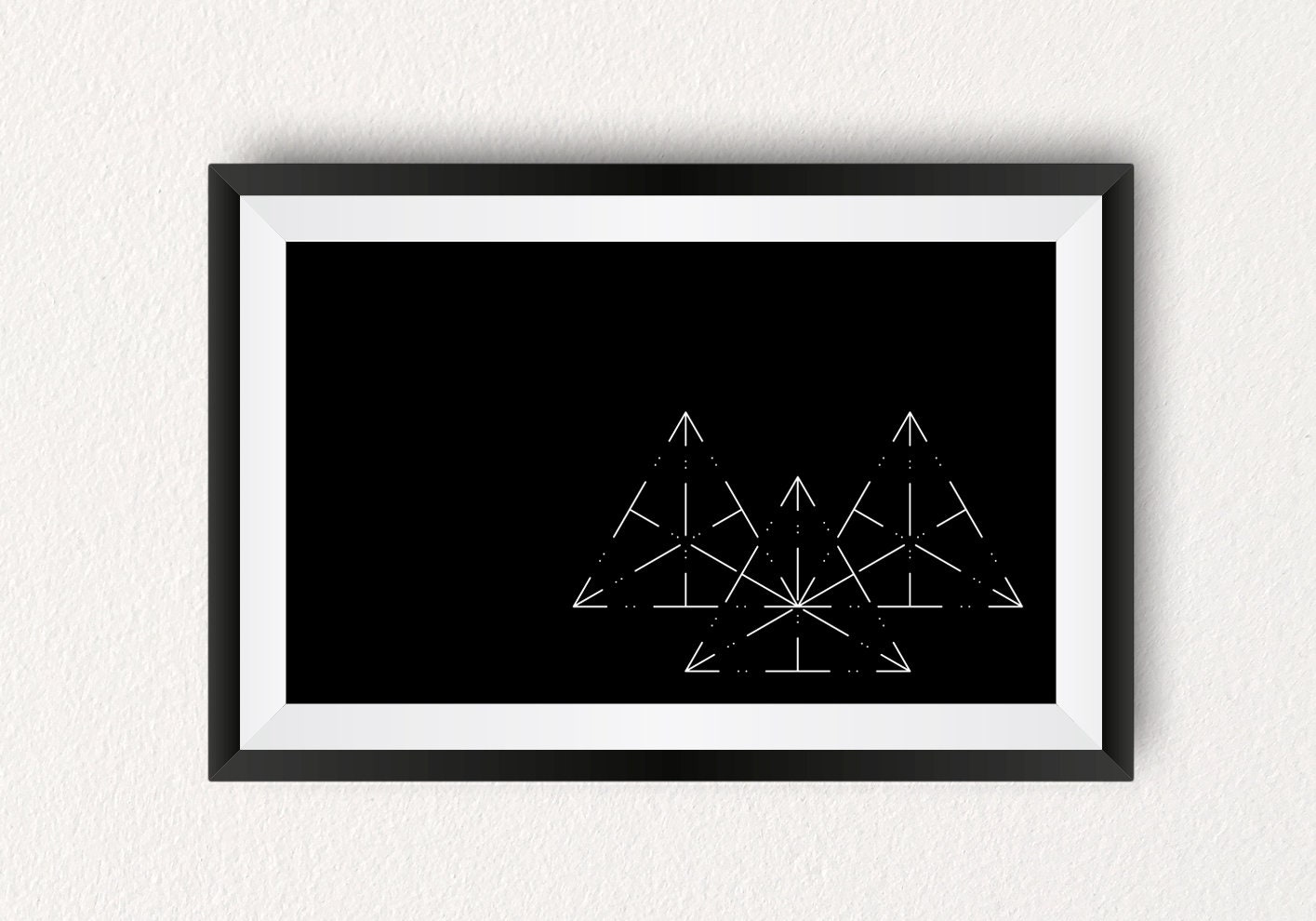 Society6 ケース black and white triangles by Her Art Triangle Zentangles