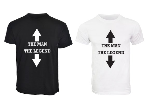 Mens Funny 'the Man, the Legend' Joke T-shirts Top Tees. Black or White  Secret Santa Christmas Gift S M L XL 2XL 3XL -  Canada