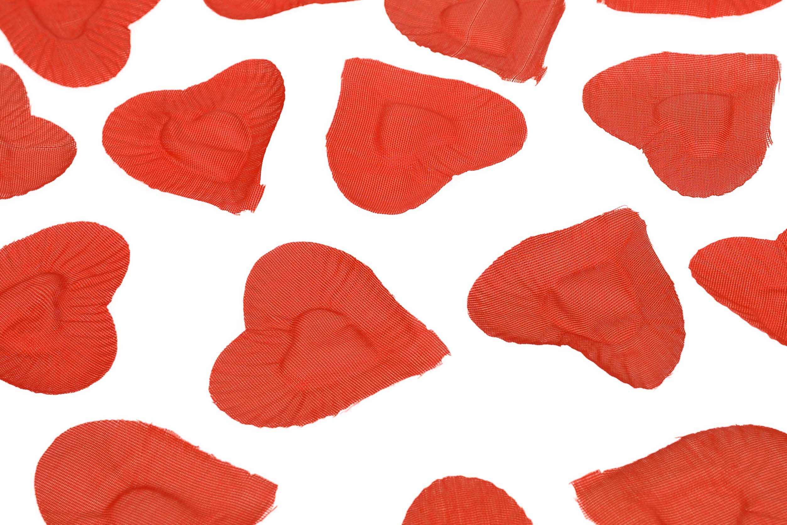 1000pc HEART Shaped Silk Rose Petals. Satin Flower Artificial | Etsy