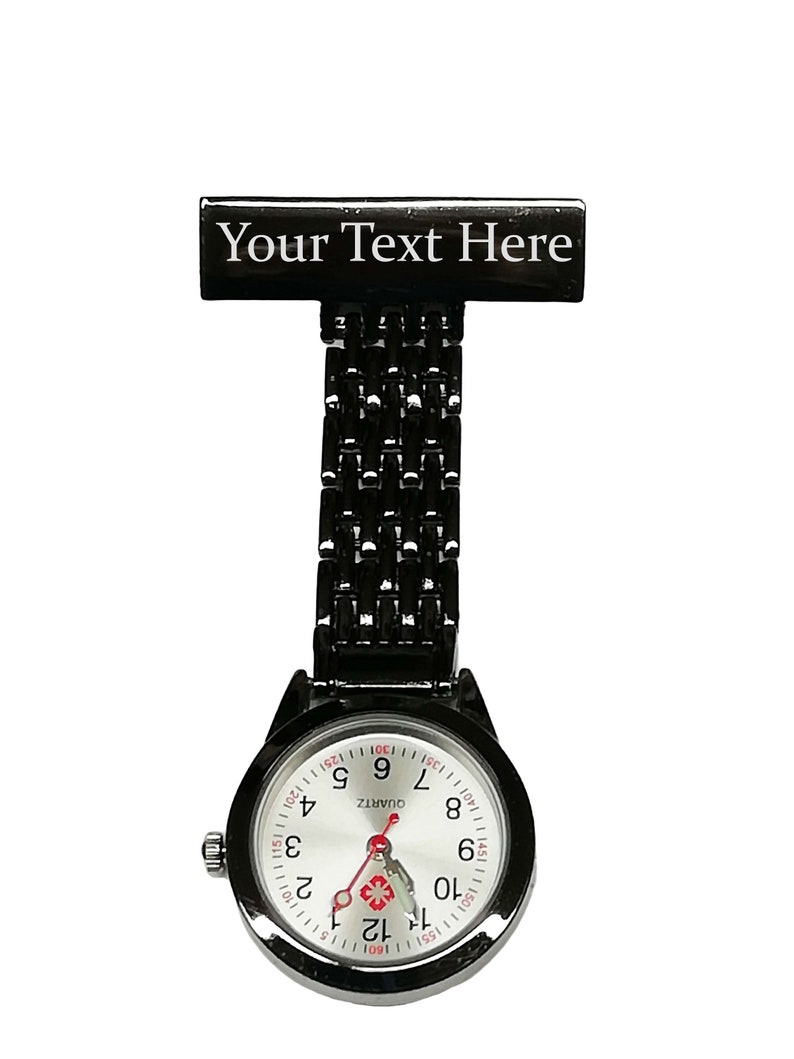 Personalised Engraved Nurses Doctors Carers Fob Watches Brooch Etsy UK