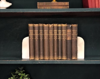 Classic Books by the Foot: Antique Barnes Bible New Testament Commentary Set Christian Theology Library Decor, Display Hardcover