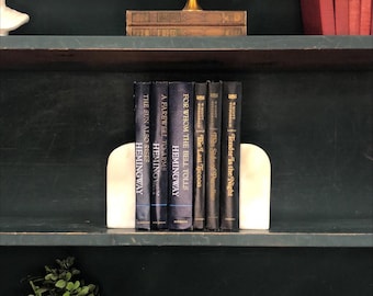 Classic Books by the Foot: Vintage Hemingway and Fitzgerald Moody Classic American Decor Bundle, Display Hardcovers set