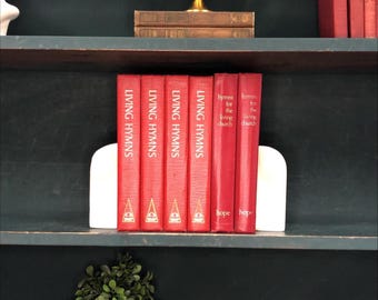 Classic Books by the Foot:  Vintage Red Hymnal Decorative Collection Religious Books Library Decor