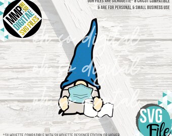 Download Quarantine Gnome Svg Etsy
