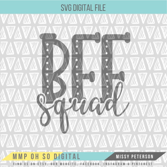 Download Bff Svg Best Friends Svg Friends Decal Squad Goals Best Etsy
