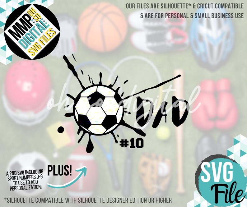 Download Soccer Dad SVG Soccer Dad Splat Soccer Svg Soccer Season | Etsy