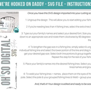 Download Hooked On Daddy SVG Fishing Dad Fishing Pole SVG | Etsy