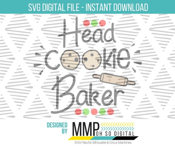 Download Kids Christmas SVG Head Cookie Baker SVG Apron Design SVG | Etsy
