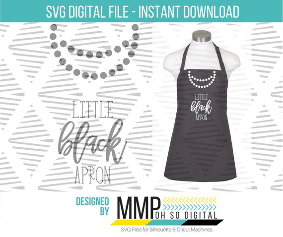 Download Little Black Apron Svg Apron Svg Womens Apron Svg Apron Etsy
