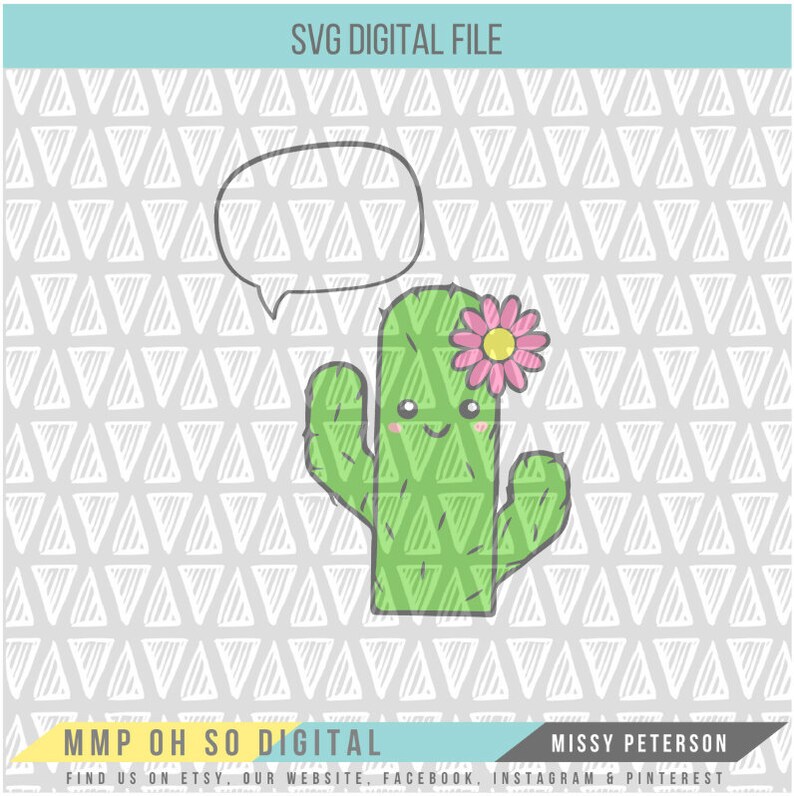 Download Cute Cactus SVG Girly Cactus Cactus with Flower Cactus SVG ...