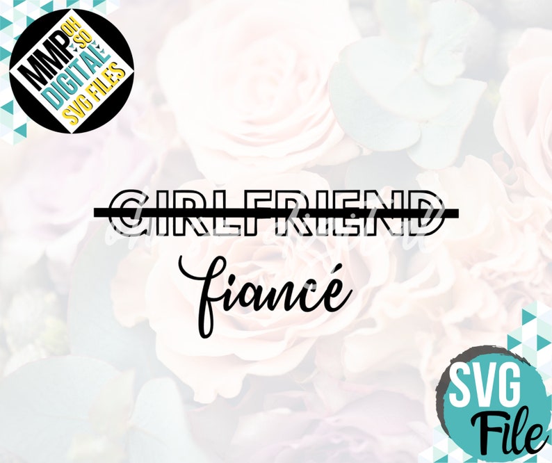 Download Girlfriend Boyfriend Fiance SVG Bundle Engagement SVG His ...