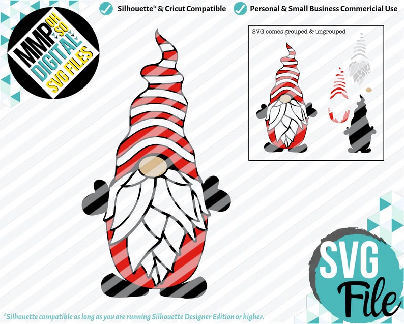 Download Christmas Gnome SVG Winter Gnome Gnome SVG Red SVG File | Etsy
