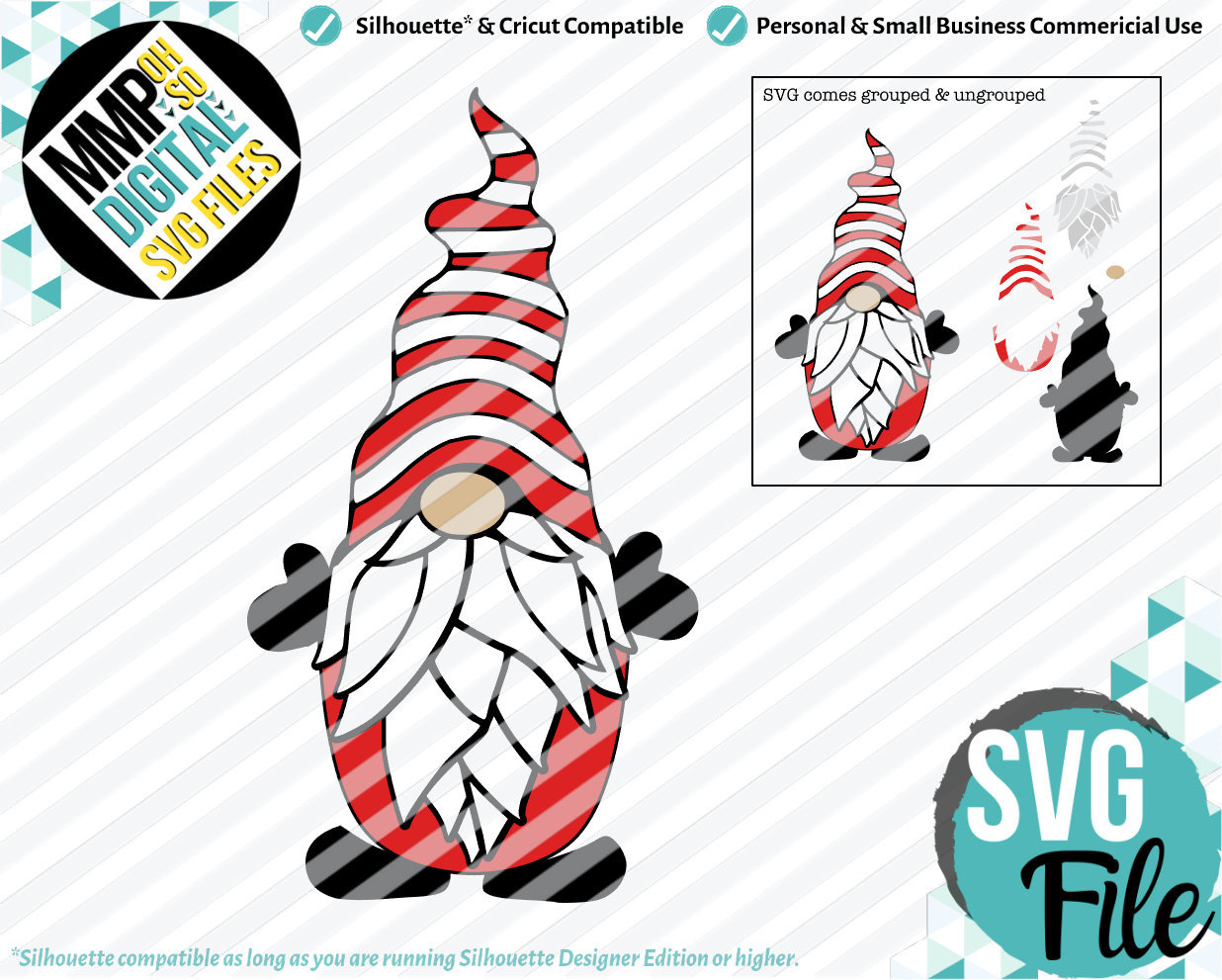 Download Free Svg Gnome Christmas Gnomes Wine File For Cricut