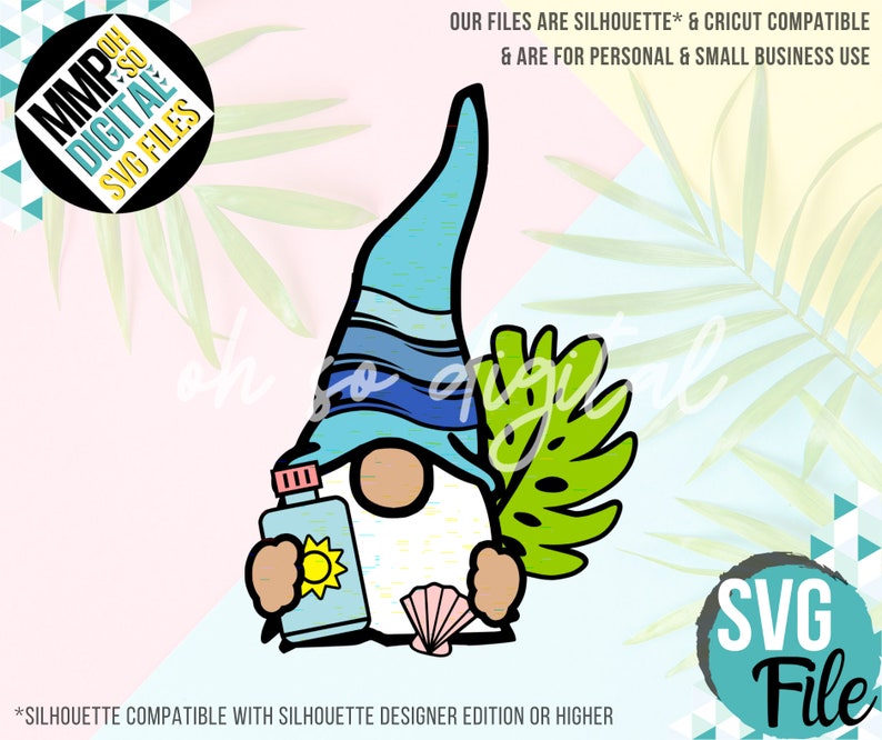 Download Summer Gnome SVG Beach Gnome SVG Cute Gnome Seashell Gnome ...