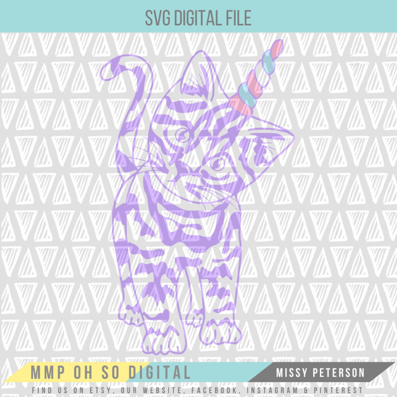 Caticorn svg unicorn svg png svg jpg eps psd digital