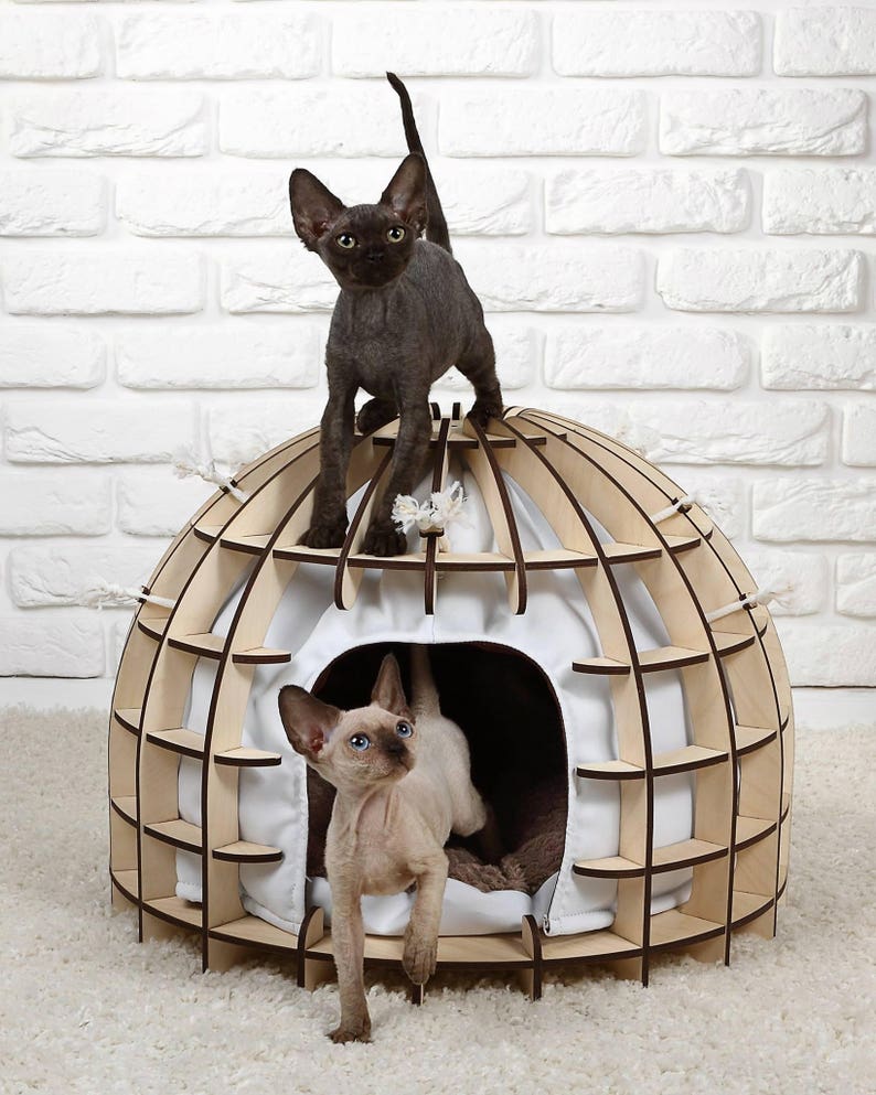 House for cats Cottage Pet house cat house pet Etsy
