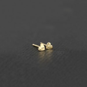 Tiny Heart Stud Earrings, Gold Filled Stud Earrings, Dainty Gold Studs, Minimalist Gold Studs, Everyday Studs, Gift for Her Daughter Friend