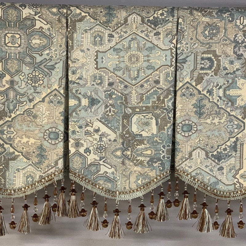 KINGDOM Box Pleated Valance Cream - KING