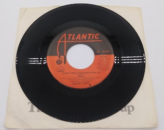 Vintage 1982 Frida Abba Vinyl Record Atlantic Records I Know There's Something Going On/Threnody Never Played Mint