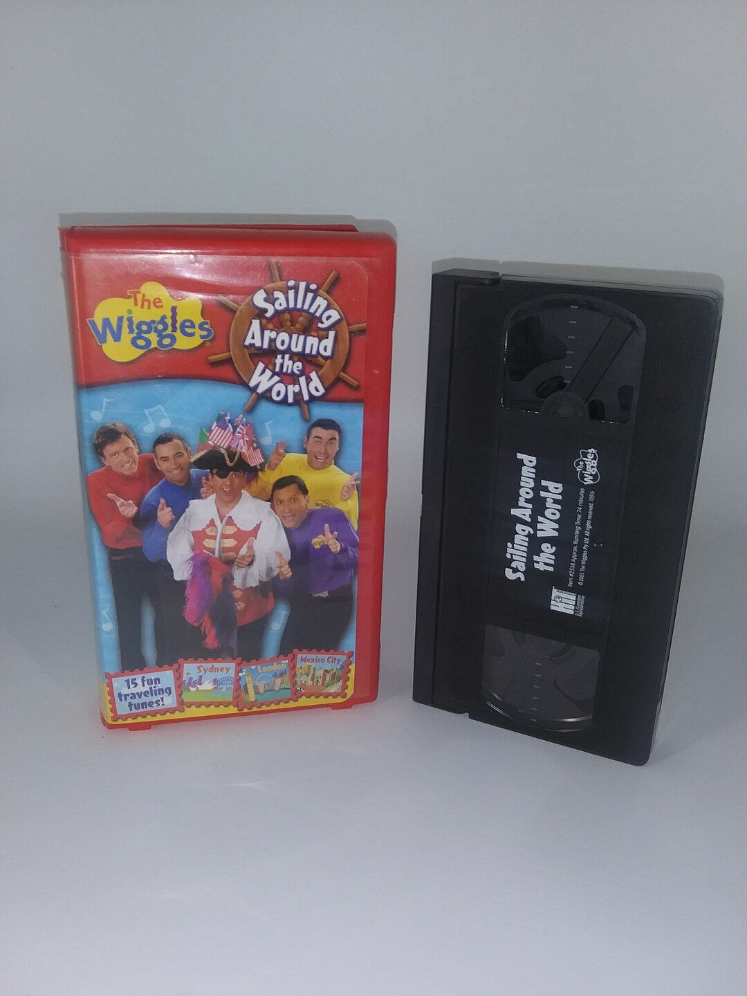 Original 2005 the Wiggles Sailing Around the World VHS Tape Kid's