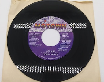 Vintage 1982 Lionel Richie Vinyl Record Motown Records You Are/You Mean More to Me Near Mint