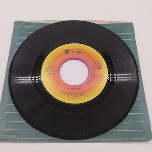 Vintage 1977 The Floaters Vinyl Record ABC Records Float On/Everything Happens For a Reason