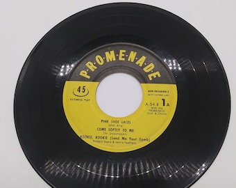Vintage Promenade Orchestra Chorus EP Vinyl Record A-54-8 Compilation 45 Pink Shoe Laces/Kookie Kookie/For a Penny/It Doesn't Matter Anymore