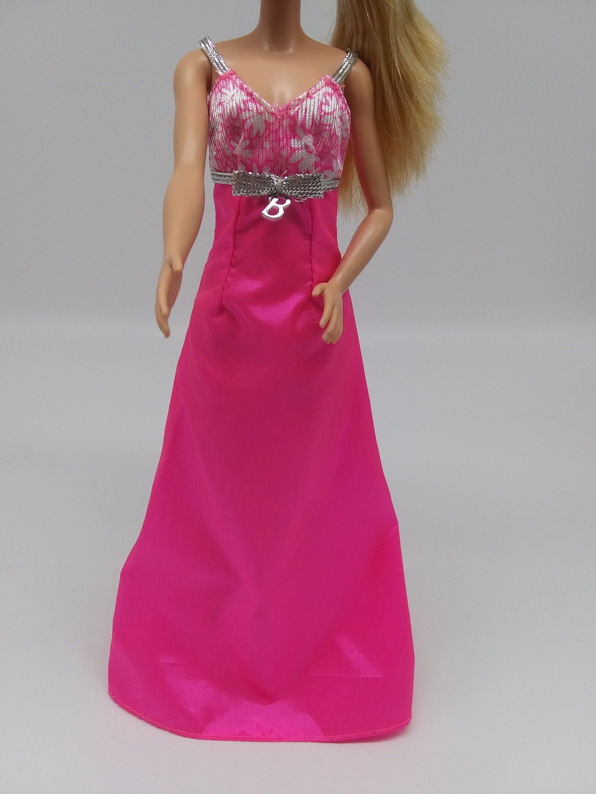 barbie doll hot pink dress