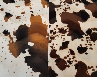 Cowhide Fabric Etsy