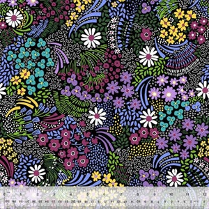 Floral Cozy FLANNEL, 100% Cotton Flannel, Oeko-Tex Certified, Windham fabrics by Whistler Studios, Pattern 53425