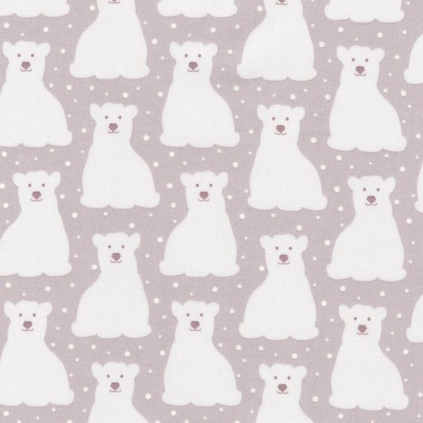 Polar Bear Fabric Etsy