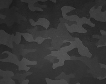 Black Camouflage PUL Fabric: Waterproof Laminated Polyester, Food Safe, Diaper Material