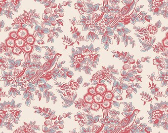 Jane Austen Floral Cotton Fabric: Charlotte Print, Quilting & Craft
