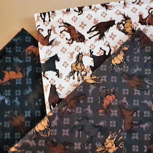 Horse Fabric by the Yard, Equestrian Fabric, 100% Premium Quilting Cotton, fabric by the metre