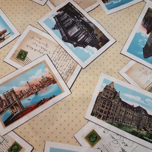 Tissu New York City, Olde New York The City quilter, New York en cartes postales, coton courtepointe, tissu par mètre