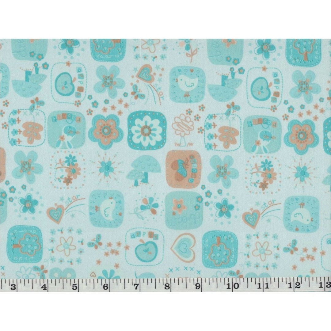 PUL Fabric by the Yard, Diaper Waterproof Laminated Fabric PUL in Teal