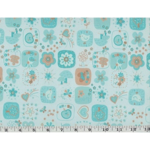 PUL fabric by the Yard,  Diaper Waterproof Laminated fabric PUL in Teal