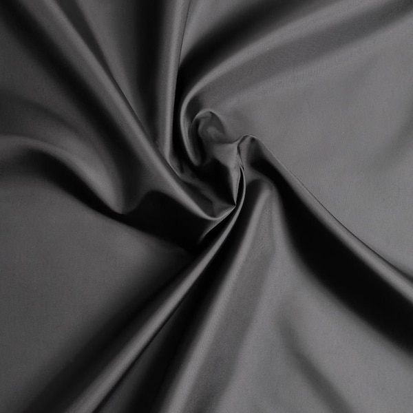 Poly Spandex Lining fabric, Color Black, Width:  60"