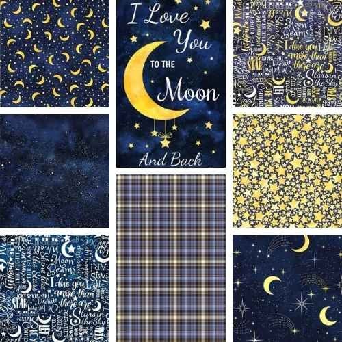 I Love You to the Moon and Back Blanket - 14-Panel - 40in x 60in – REAL  BLANKS