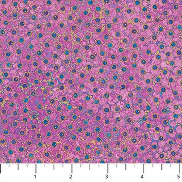 New Shimmer, Midnight Sky 22994M-85, by Deborah Edwards for Northcott - 100% Cotton fabric