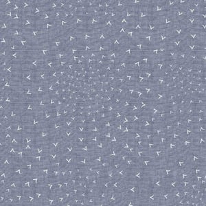 Dashwood Spiral Arrow 100% Cotton Fabric, Blue, fabric by the Yard