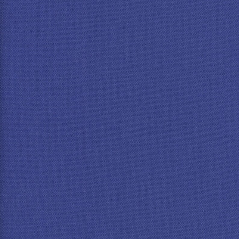 May include: A solid blue fabric swatch. The fabric has a subtle texture.